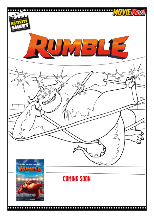 rumble coloring page in pdf